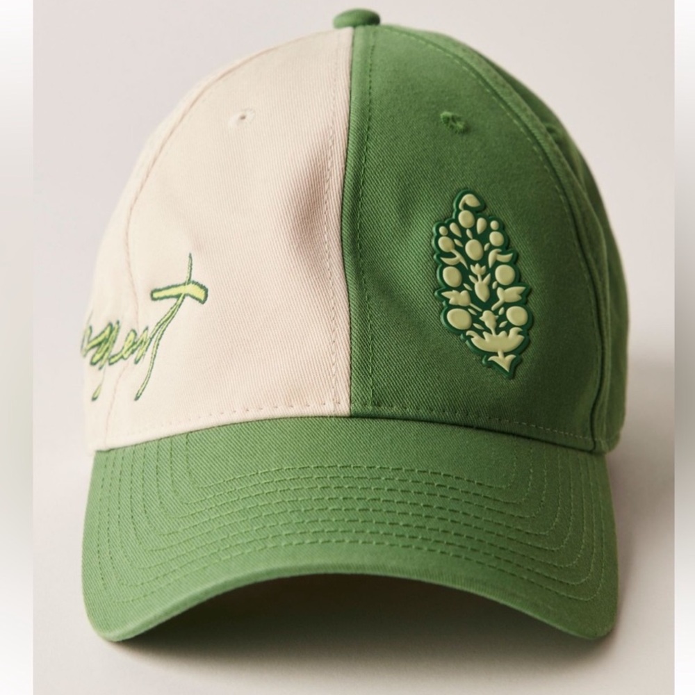Free People FP Movement Double Hitter Adjustable Color Block Logo Baseball Cap